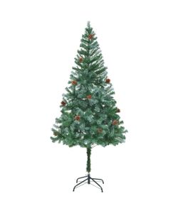 Albero di Natale Artificiale con Pigne 180 cm