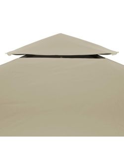 Telo di Ricambio per Gazebo 310g/mq Beige 3x4m