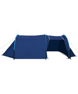 Tenda da campeggio per 4 persone blu marino / azzurro