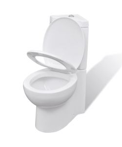 WC toilette in ceramica per bagno bianco