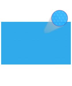 Telo Copripiscina Rettangolare PE 260 x 160 cm Blu
