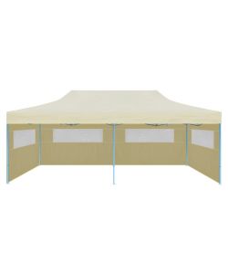 Tenda per Feste Pop-Up Pieghevole Crema 3 x 6 m