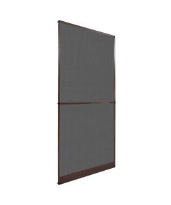 Zanzariera con Cardini per Porte Marrone 100 x 215 cm