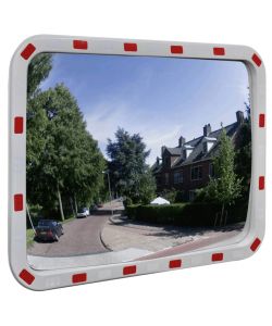 Specchio Traffico Convesso Rettangolare 60x80cm Catarifrangenti
