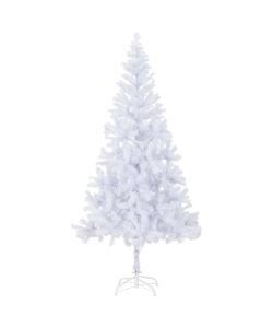 Albero di Natale Artificiale Supporto Acciaio e 910 Rami 210 cm