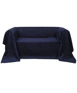 130900 Micro-suede Divano Fodera Navy Blue 270x350 cm