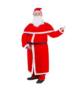 Set Natale Costume lungo di Babbo Natale