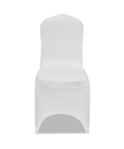 Set 4 pz Fodera elastica per sedie bianca
