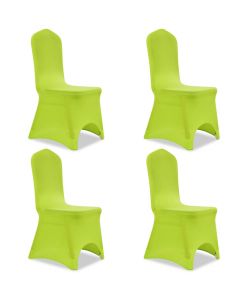 Fodera Elastica per Sedie 4 pz Verde