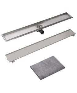 Canaletta Drenaggio per Doccia Lineare 930x140 mm Acciaio Inox