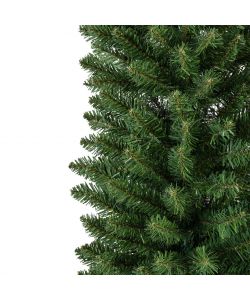 Everlands Albero di Natale Slim Pencil Verde 210 cm - Base in Metallo