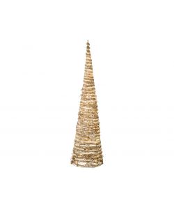 Albero di natale a cono con 32 led h 60cm