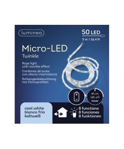 Tubo 50 led luce bianca 5m