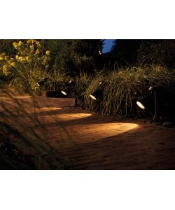 Faretto Solare in Acciaio Inox con Luce Fissa