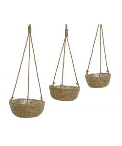 Cesta da appendere 30x14 naturale