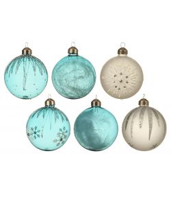 Sfera decorazione Artic Blue o White