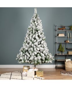 Everlands Albero di Natale Imperiale Innevato - 240 cm con 980 Rami