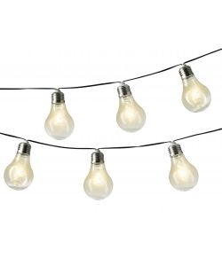 Kaemingk Catena Luminosa Solare Micro LED Nero 450 cm - Luce Calda