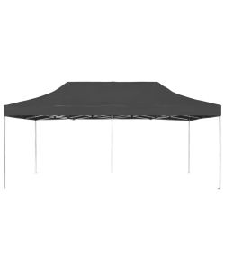 Gazebo Professionale Pieghevole Alluminio 6x3 m Antracite