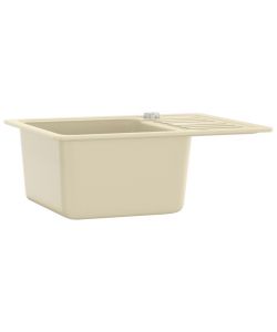 Lavello da Cucina in Granito Vasca Singola Beige