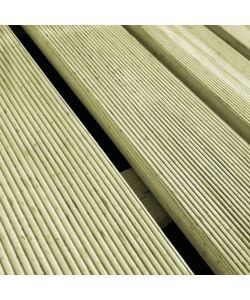 Piastrelle per Decking 30 pz 50x50 cm in Legno Verde