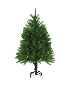 Albero di Natale Artificiale con Aghi Realistici 120 cm Verde