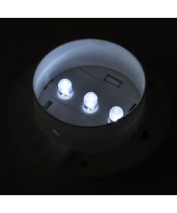 Lampade Solari per Recinzioni da Giardino 12 pz a LED Bianco