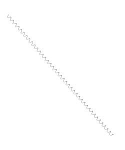Spirali per Gabbioni 24 pz in Acciaio Zincato 100 cm