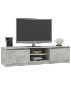 Mobile TV Grigio Cemento 140x40x35,5 cm in Truciolato