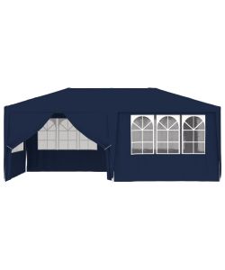 Gazebo Professionale con Pareti 4x6 m Blu 90 g/m