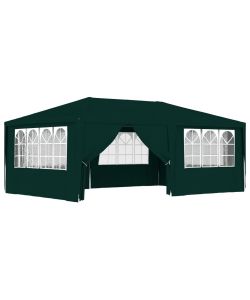 Gazebo Professionale con Pareti 4x6 m Verde 90 g/m