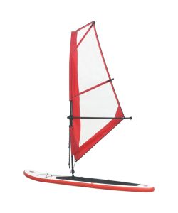 Set Tavola Gonfiabile da SUP con Vela Rosso e Bianco