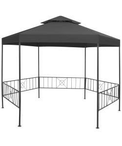 Gazebo da Giardino 323x275x265 cm Antracite