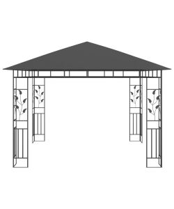 Gazebo con Zanzariera 3x3x2,73 m Antracite 180 g/m