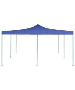 Gazebo Pieghevole 5x5 m Blu