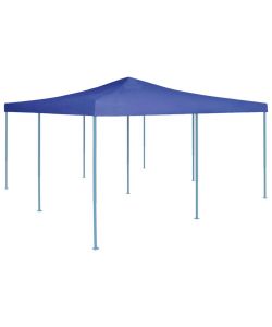 Gazebo Pieghevole 5x5 m Blu