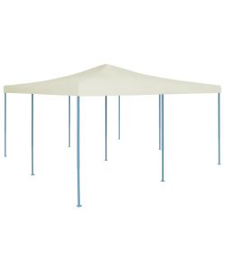 Gazebo Pieghevole 5x5 m Crema