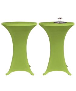 Copritavoli Elastici 4 pz 80 cm Verde