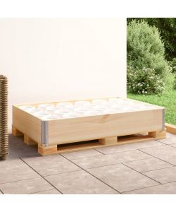 Collare per Pallet 80x120 cm in Legno Massello di Pino