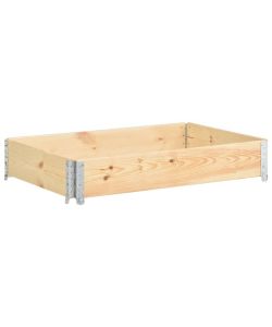 Collare per Pallet 80x120 cm in Legno Massello di Pino