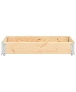 Collare per Pallet 80x120 cm in Legno Massello di Pino