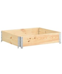 Collare per Pallet 100x100 cm in Legno Massello di Pino