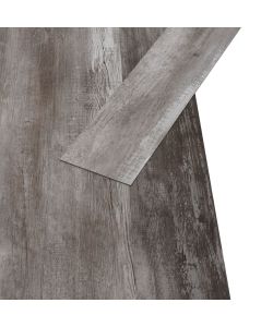 Listoni Pavimenti Non Autoadesivi PVC 5,26 mq 2mm Marrone Legno