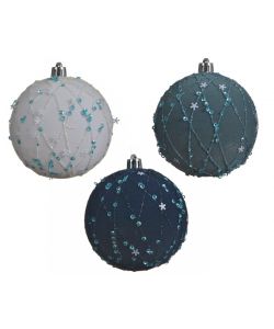 Sfera decorazione paillettes colore assortiti