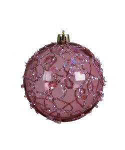 Sfera paillettes rosa