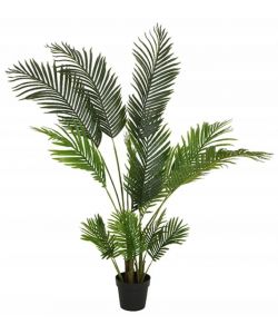 Pianta artificiale Palma alta 150 cm in plastica verde