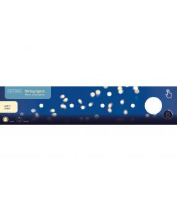 Lumineo Ghirlanda Luminosa LED Argento - Luce Bianca Calda - 295 cm