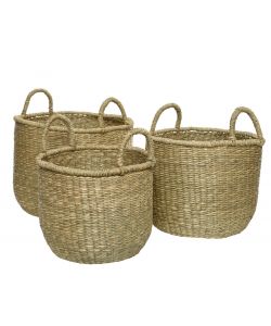 Cesta con manici 35x27 cm naturale