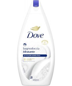 Dove Bagnodoccia Idratante 450 ml - Formula con 1/4 Crema Idratante