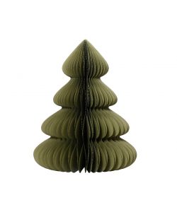 Decoris Albero di Natale in Carta - Verde - 48x60 cm